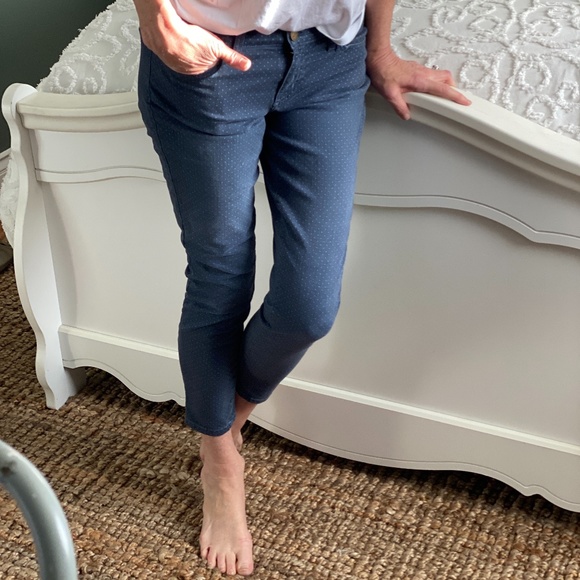 Current Elliott Polka Dot Denim Size 29 - Picture 1 of 8